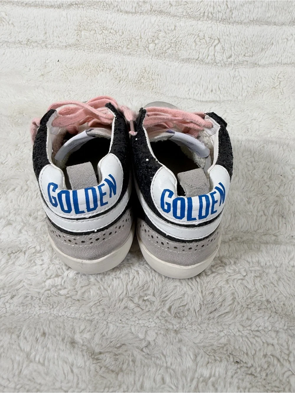 Golden Goose Mid Star 'Black Glitter Iridescent' sneakers Size 36 US 5